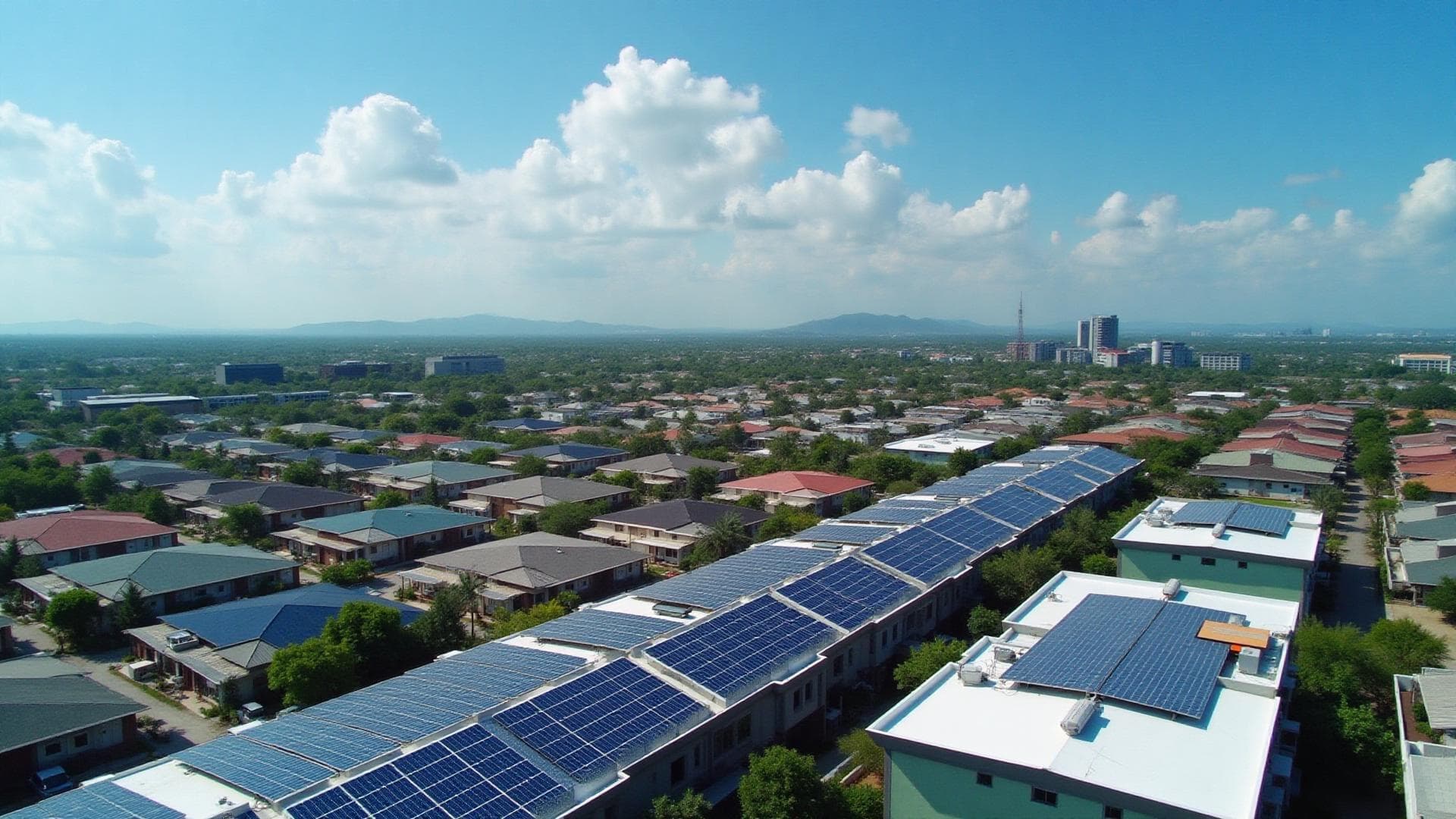 Solar FAQ Philippines hero image with rooftop panels